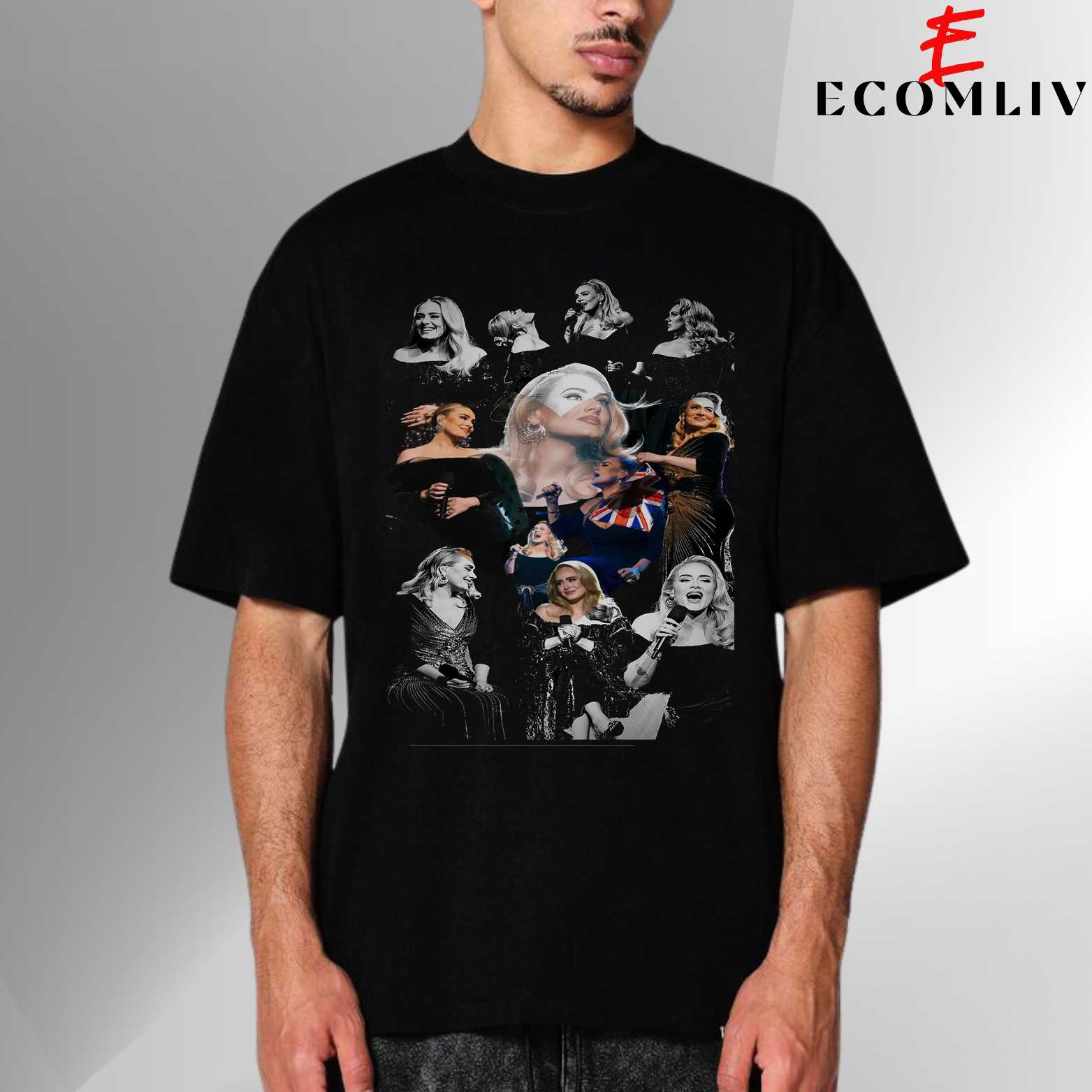 Adele Retro T-Shirt, Unisex Tee, Pop Star Streetwear Shirt